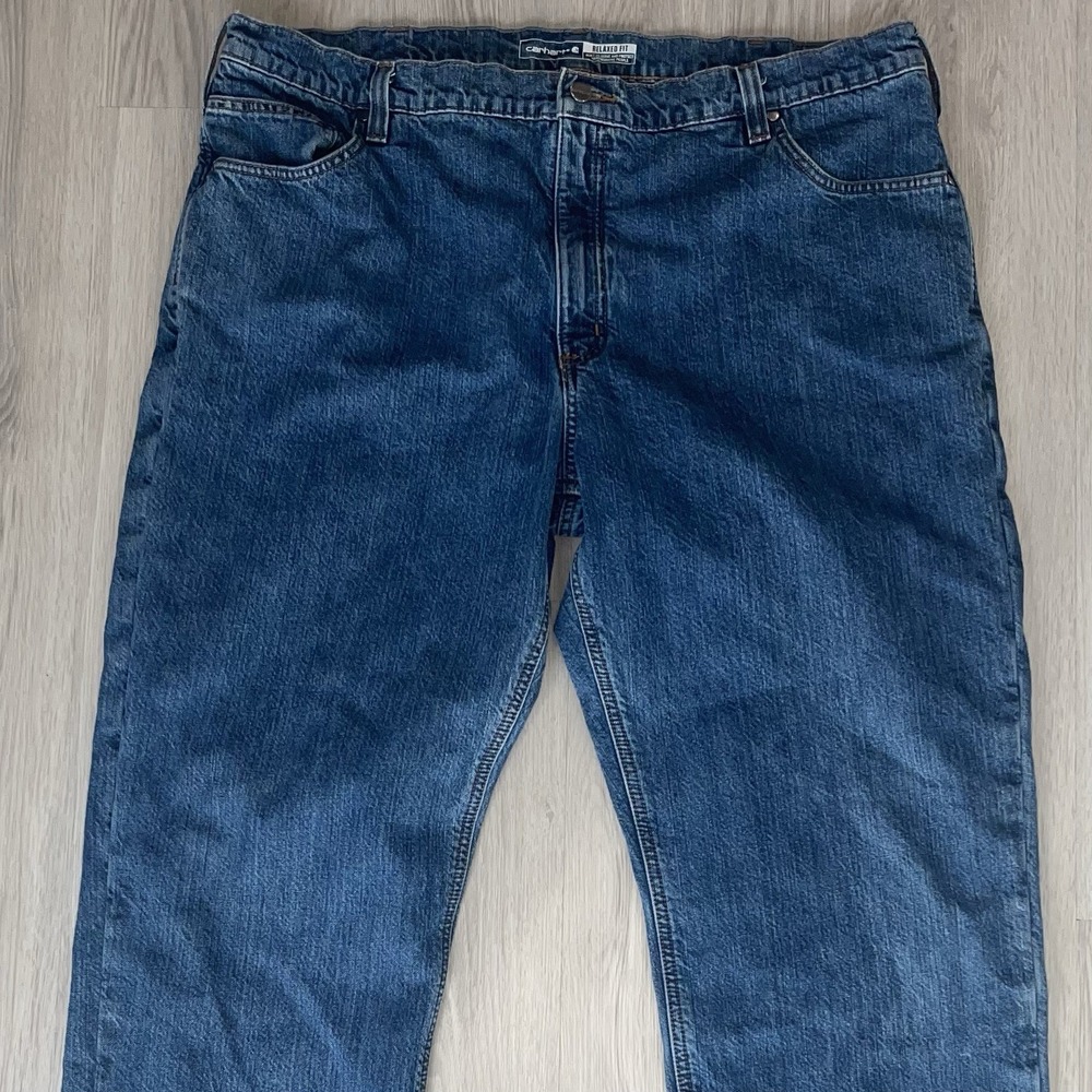 Carhartt - Relaxed Fit Jeans Flannel Lined Mens Size 42x34